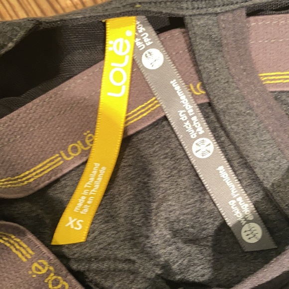 LOLE Tank top cross straps gray XS - Picture 10 of 12